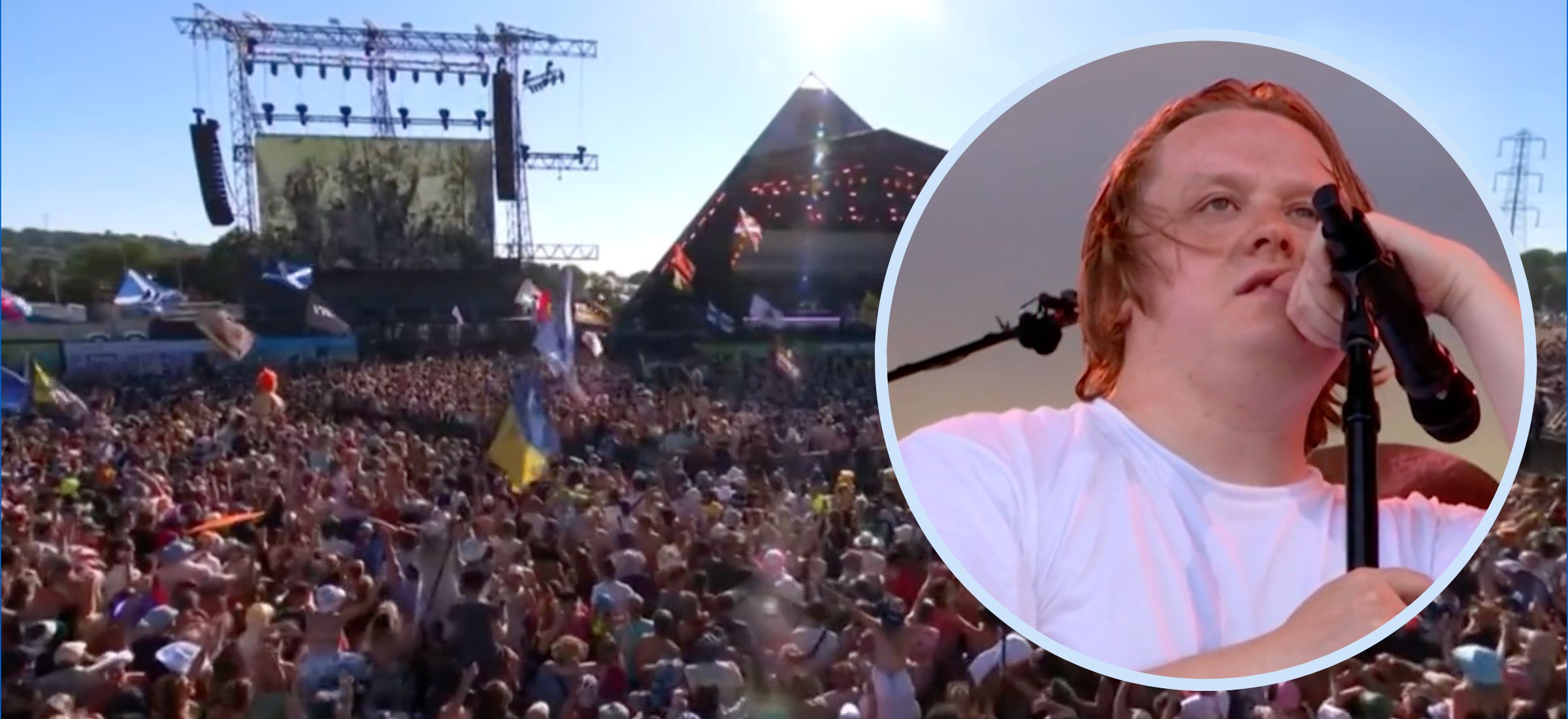 Lewis Capaldi, muzyk z zespołem Tourette'a, dał piękny występ w czasie koncertu w Glastonbury
