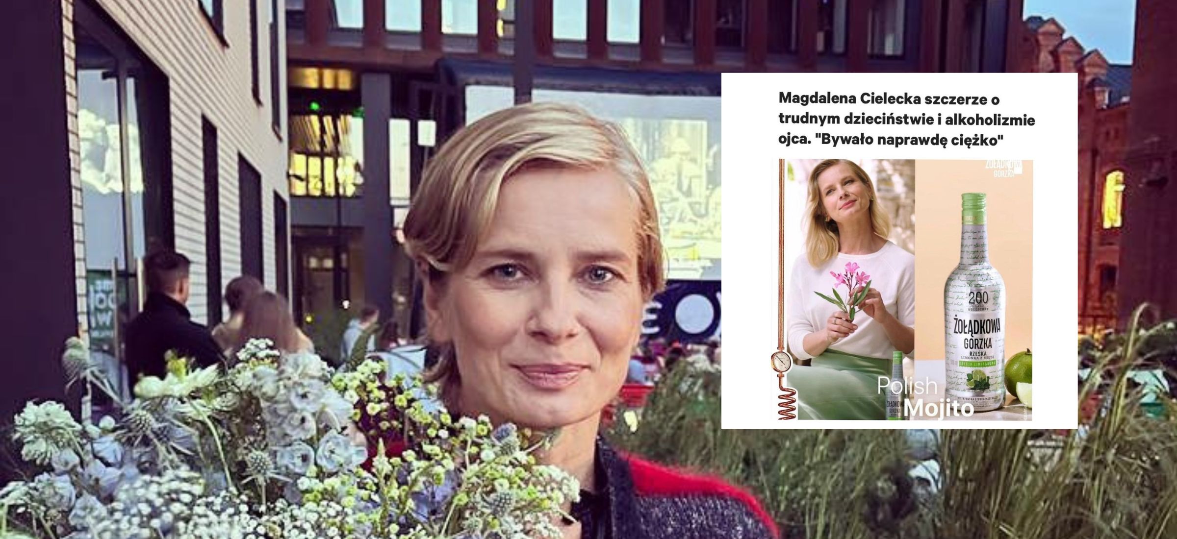 Magdalena Cielecka wystąpiła w reklamie alkoholu