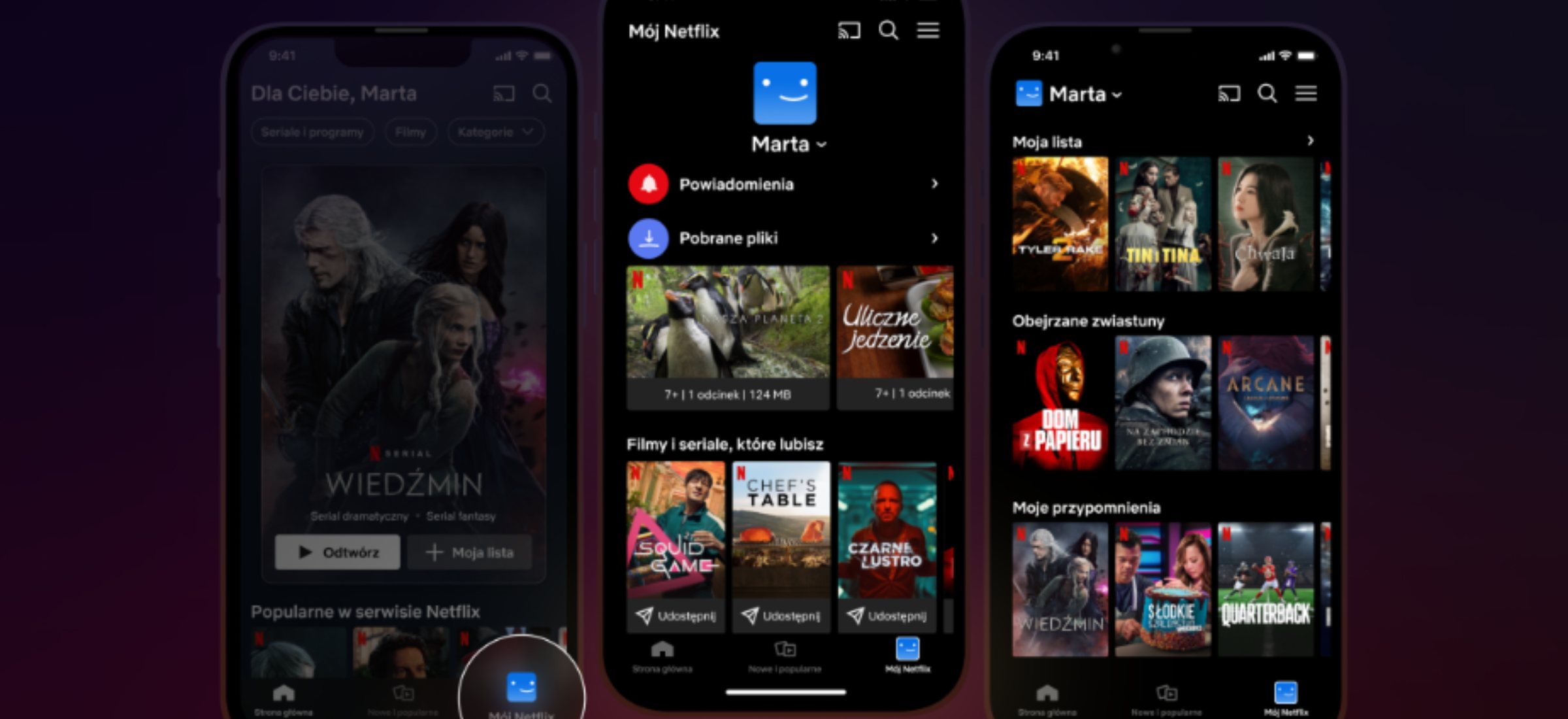 mój netflix nowa funkcja jak działa
