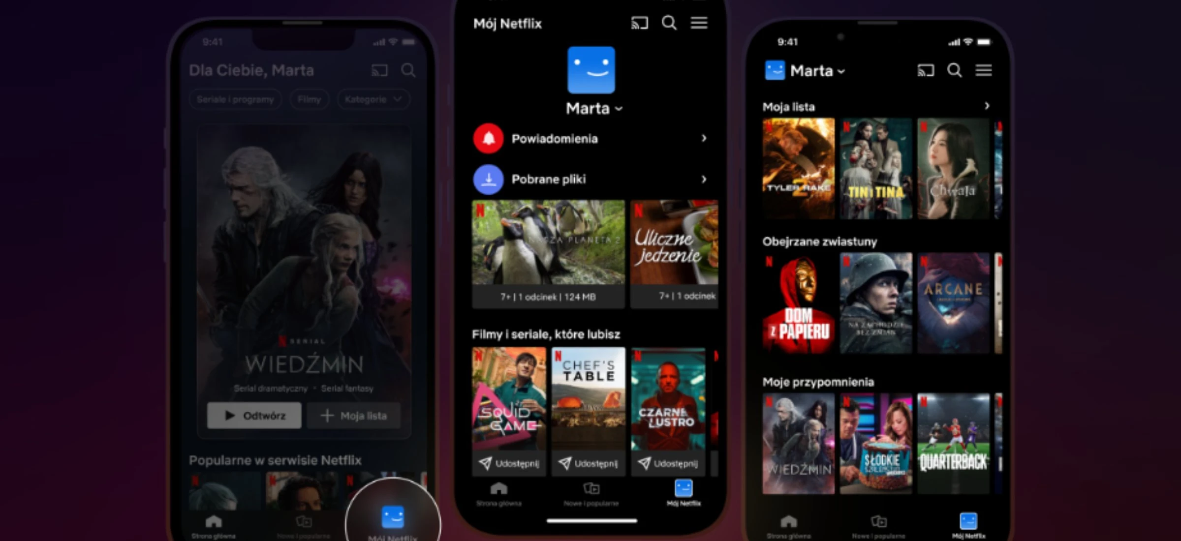 mój netflix nowa funkcja jak działa