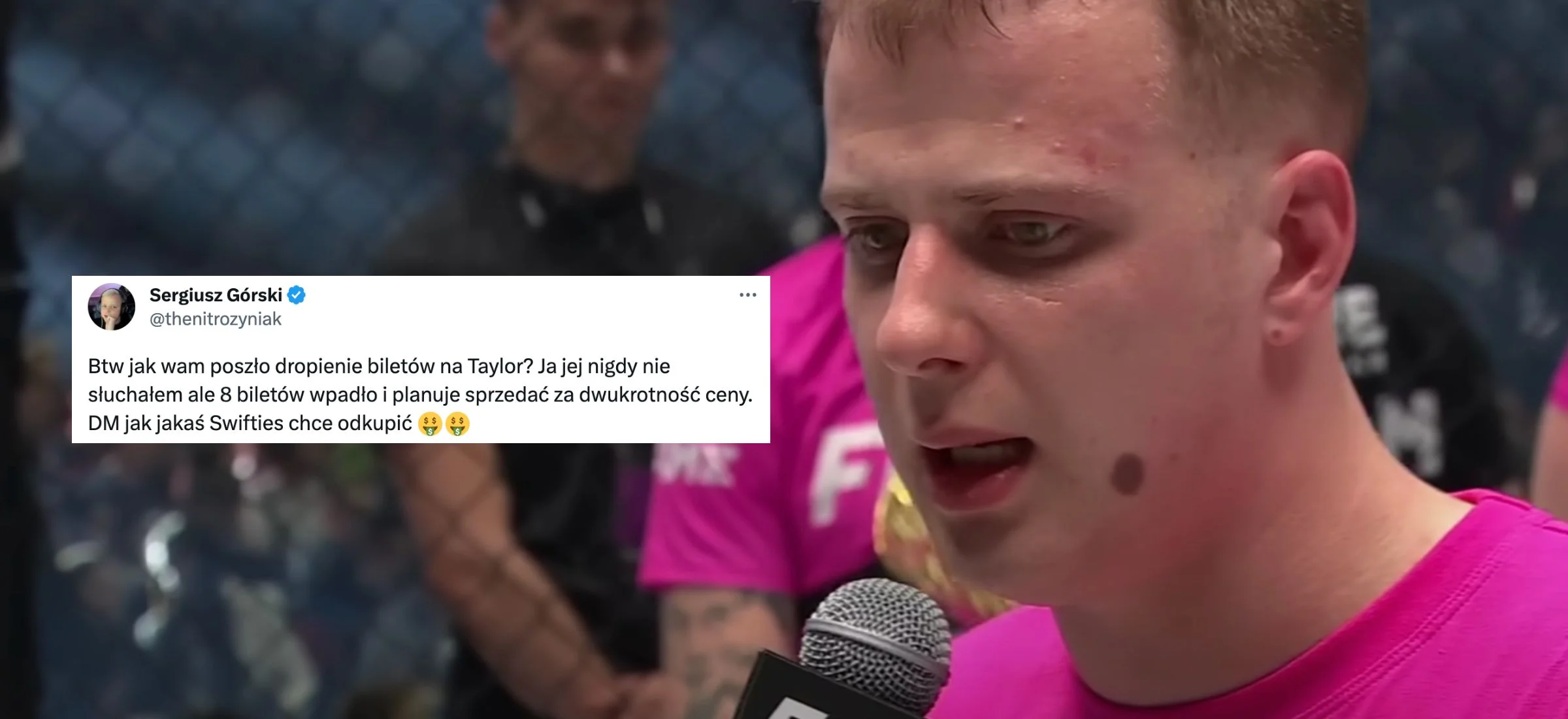 Nitrozyniak odsprzedaje bilety na Taylor Swift. Szkoda, że z takim biletem nie da się wejść na koncert