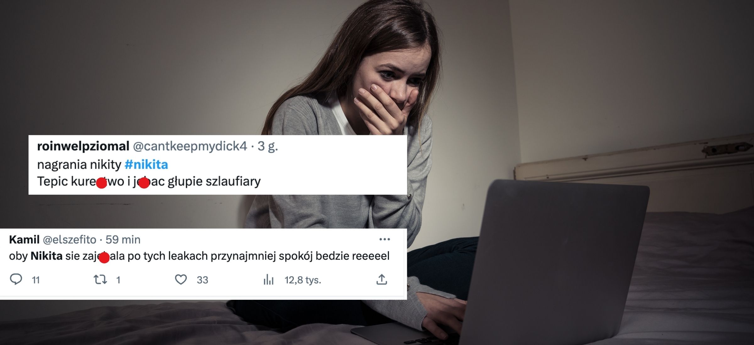 nagrania wyciek nikita filmik twitter nikola magical