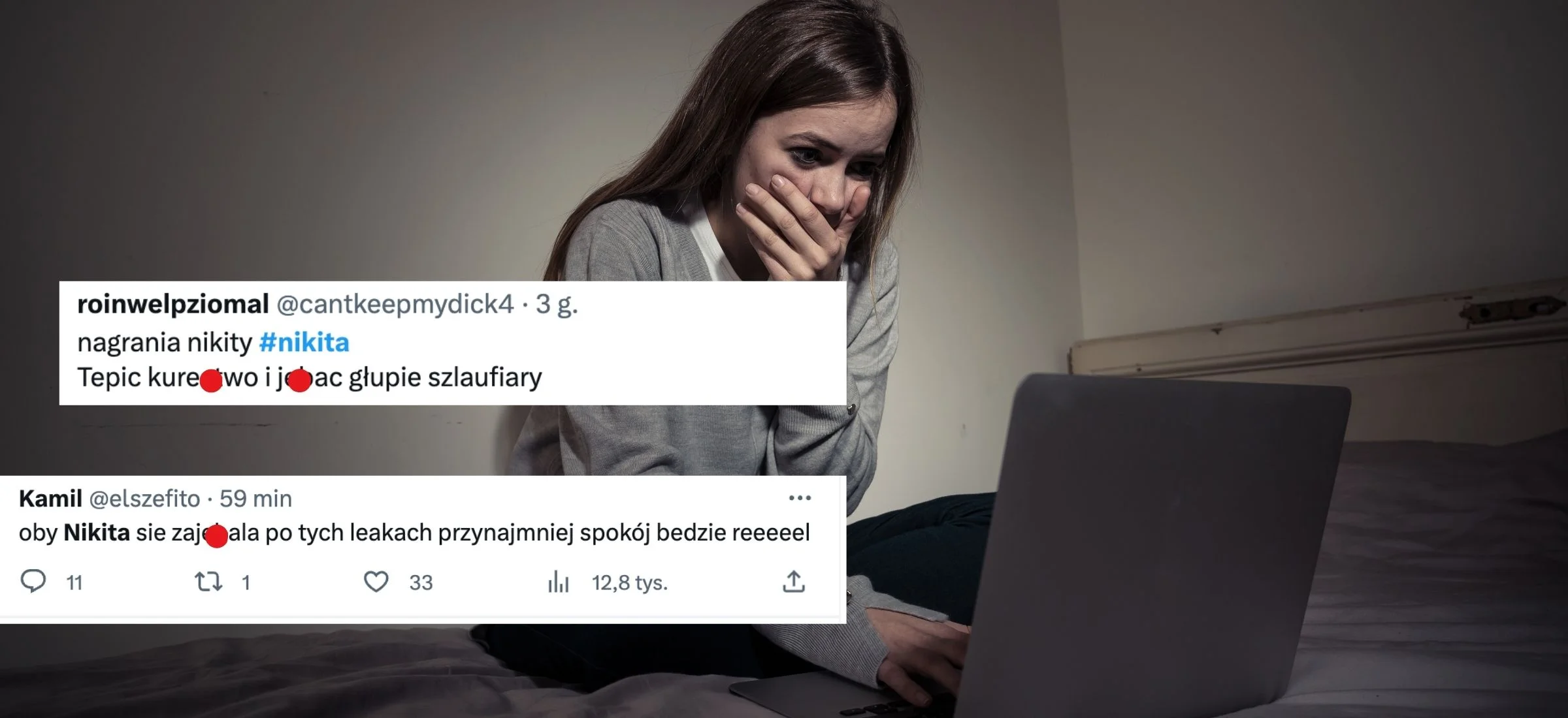 nagrania wyciek nikita filmik twitter nikola magical