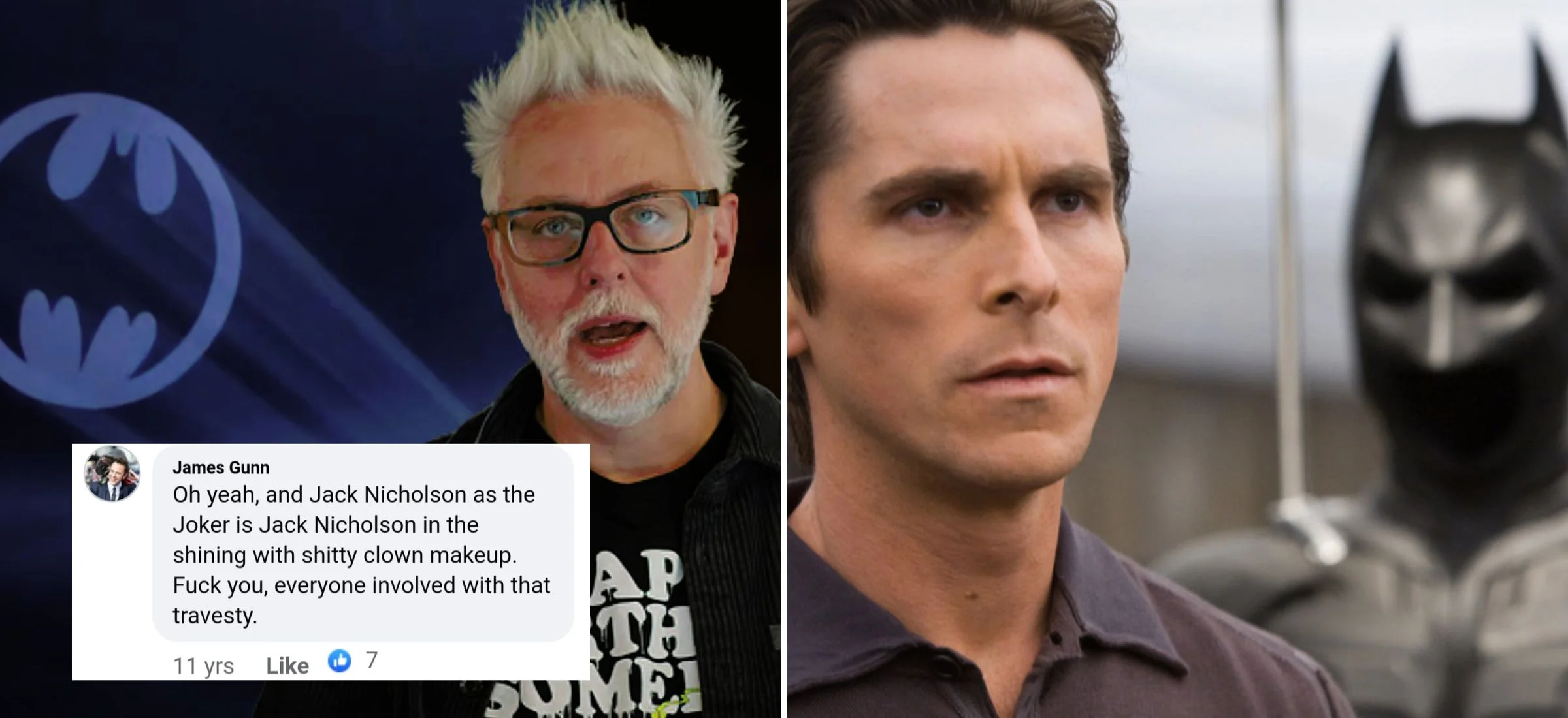 james gunn batman dc krytyka twitter facebook