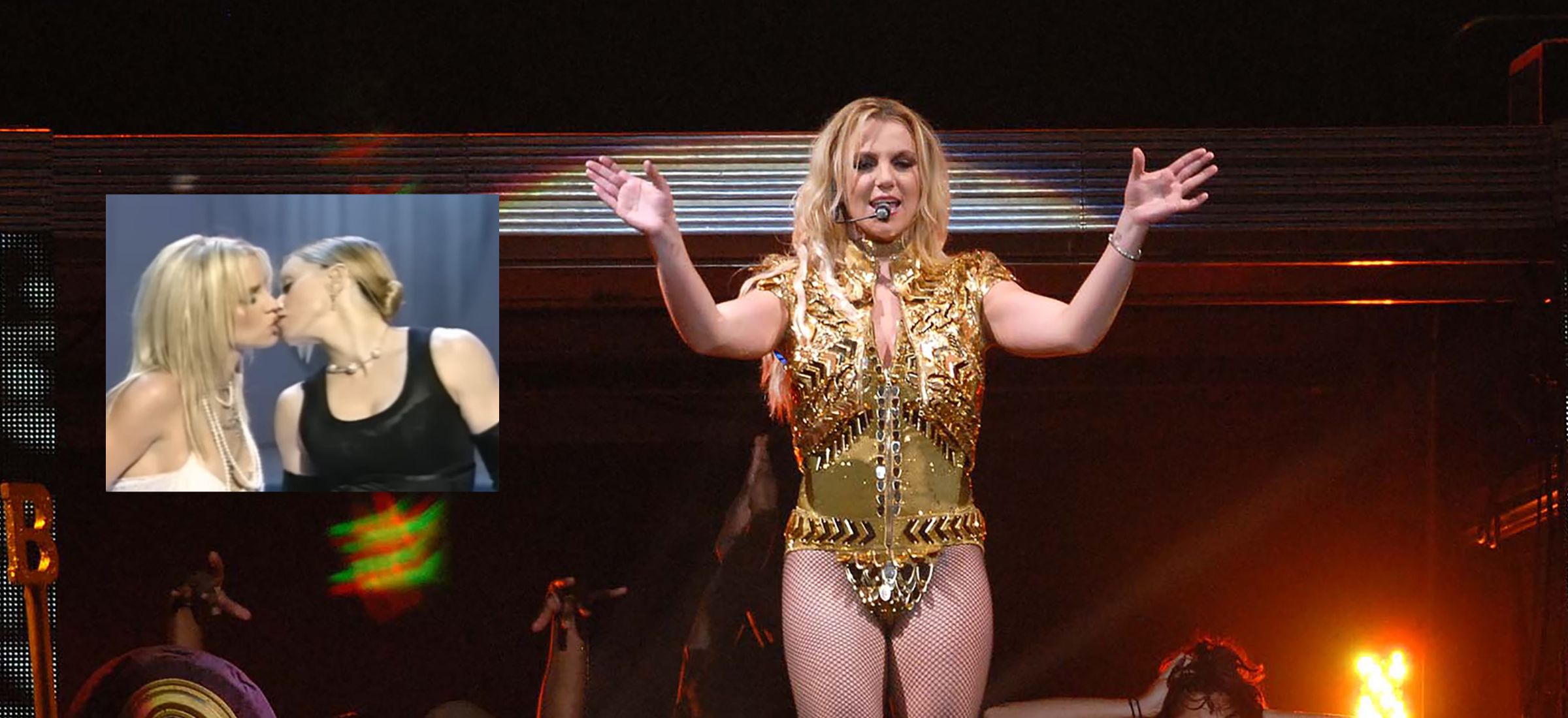madonna britney spears pocałunek christina aguilera mtv music awards