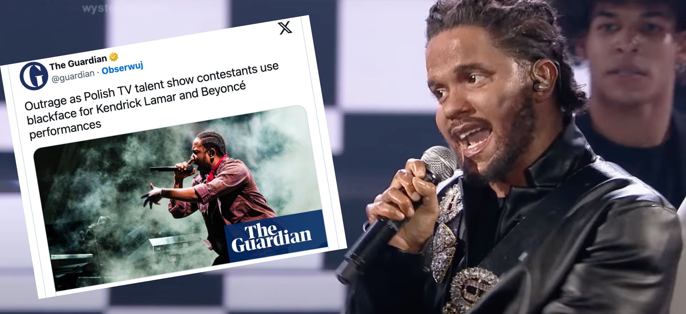 twoja twarz brzmi znajomo humble krytyka za granicą the guardian blackface rasizm