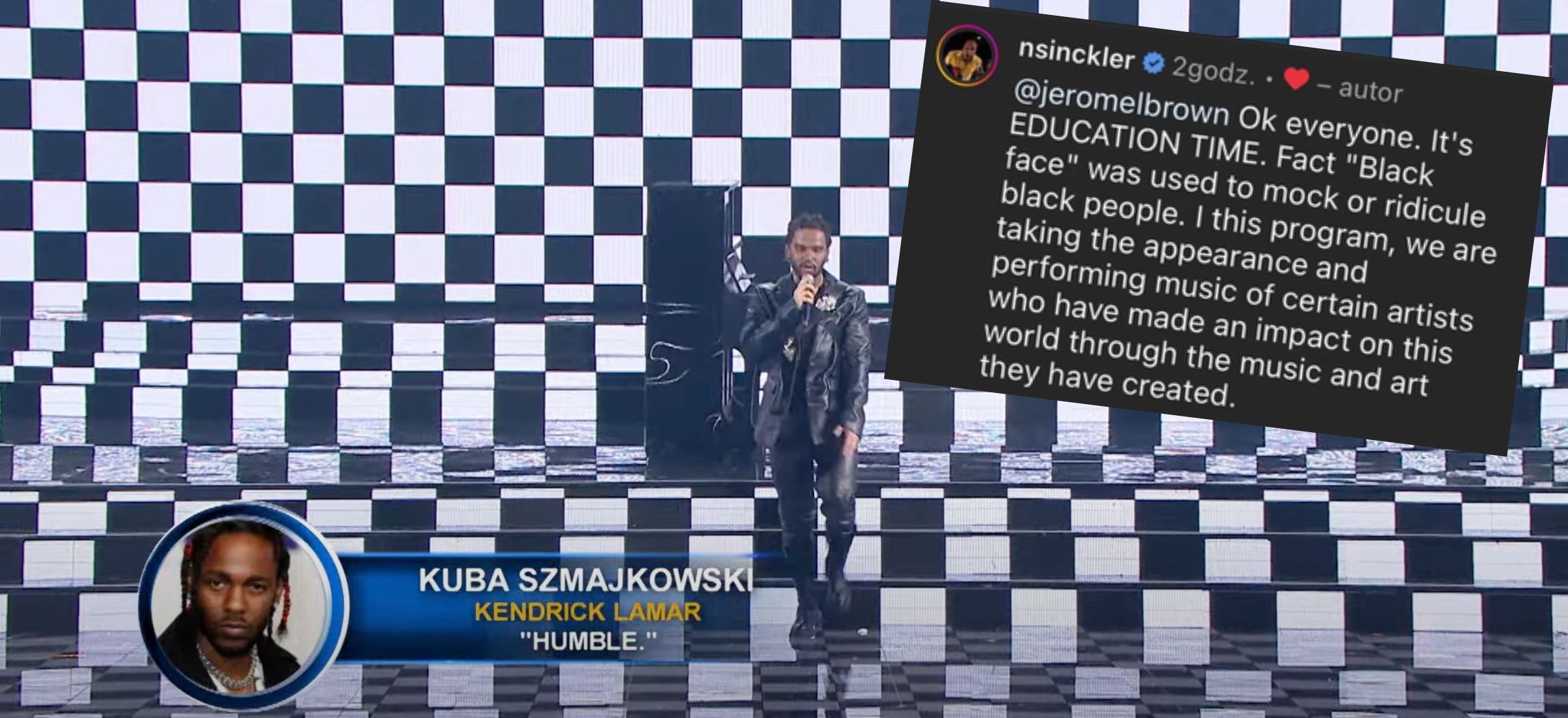 twoja twarz brzmi znajomo 2023 szmajkowski humble blackface rasizm polsat
