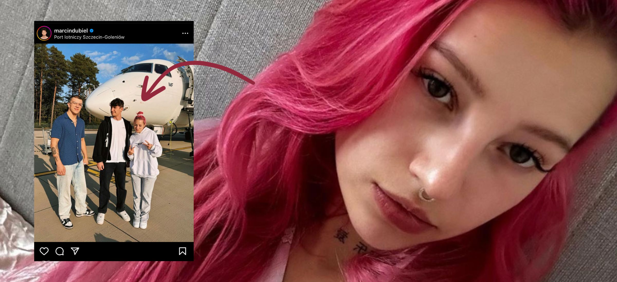 Young Leosia komentuje zdjęcie z Marcinem Dubielem. Raperka odcina się od youtubera