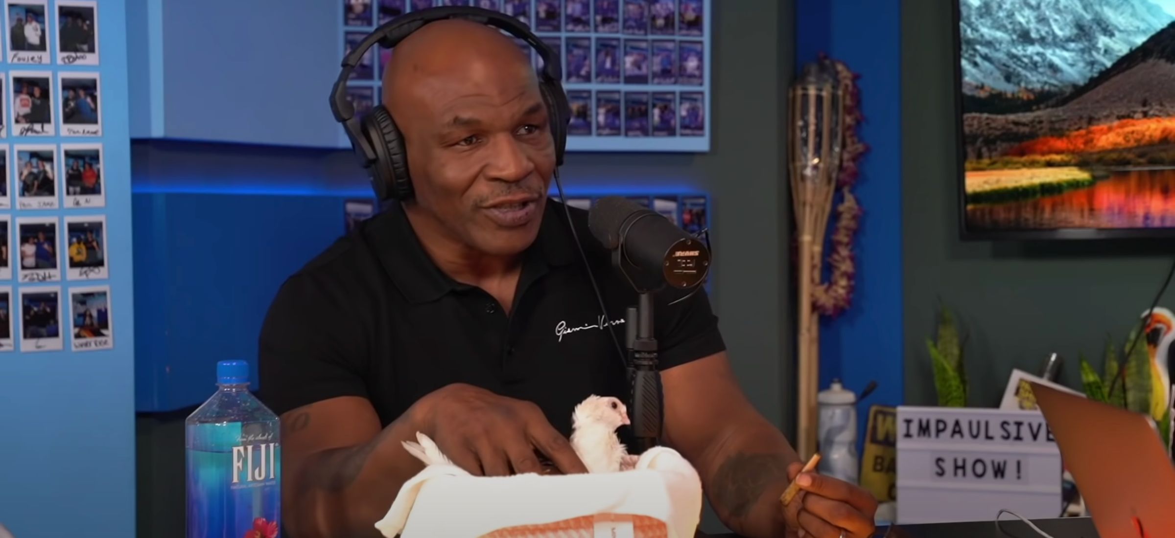 Mike Tyson przyjechał na polską wieś. Bokser ubił interes z handlarzem gołębi