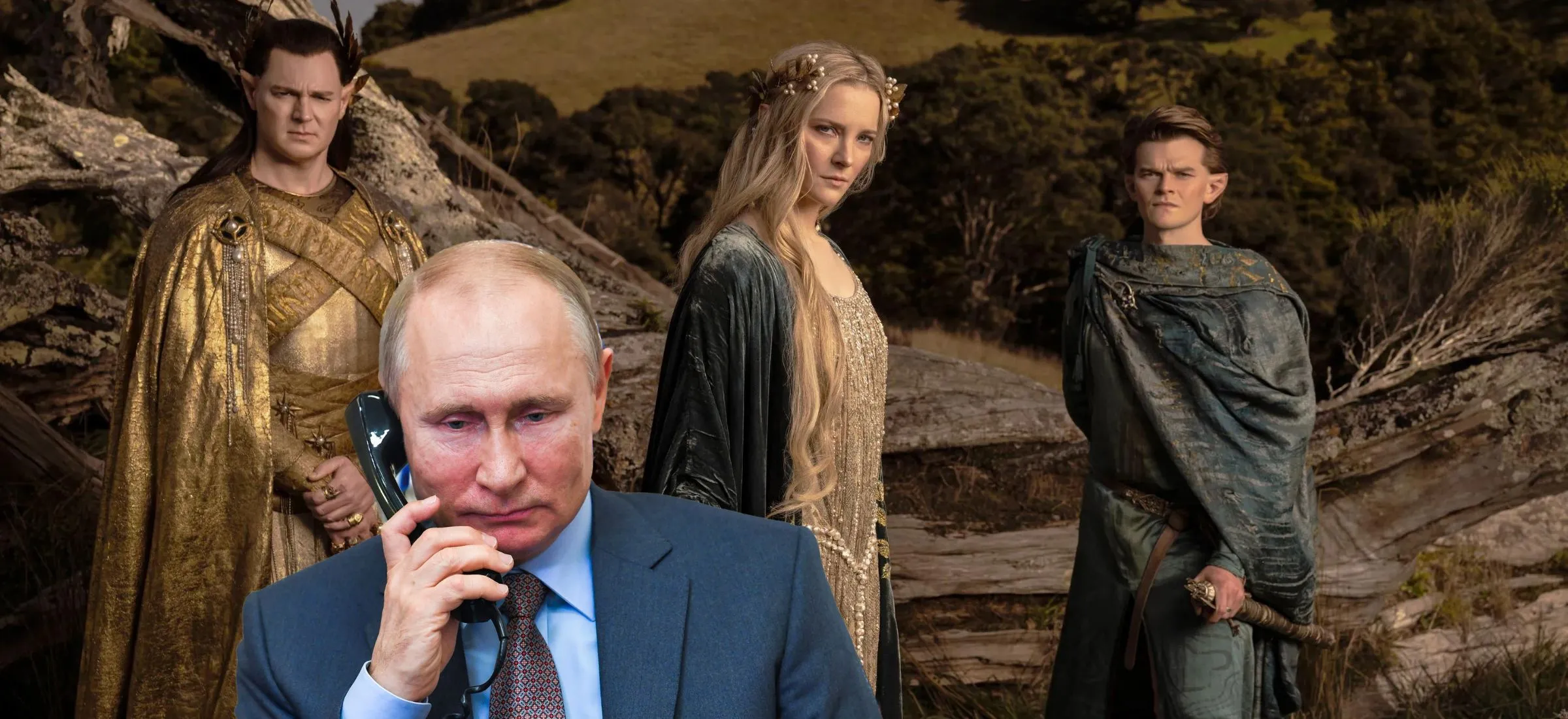 rosja język elficki elfy władca pierścieni putin