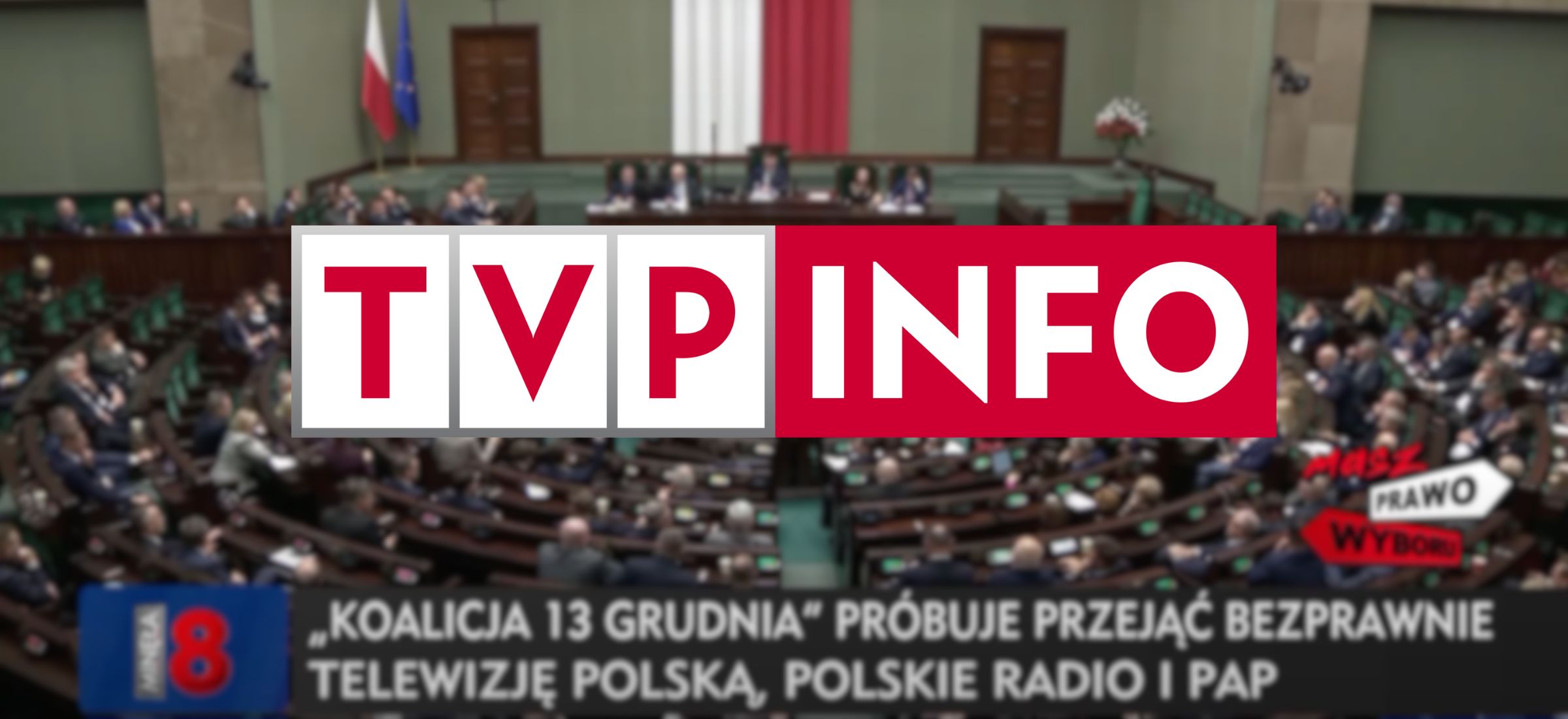 TVP przerwało film, żeby pokazać protest. Zapomnieli o napisach