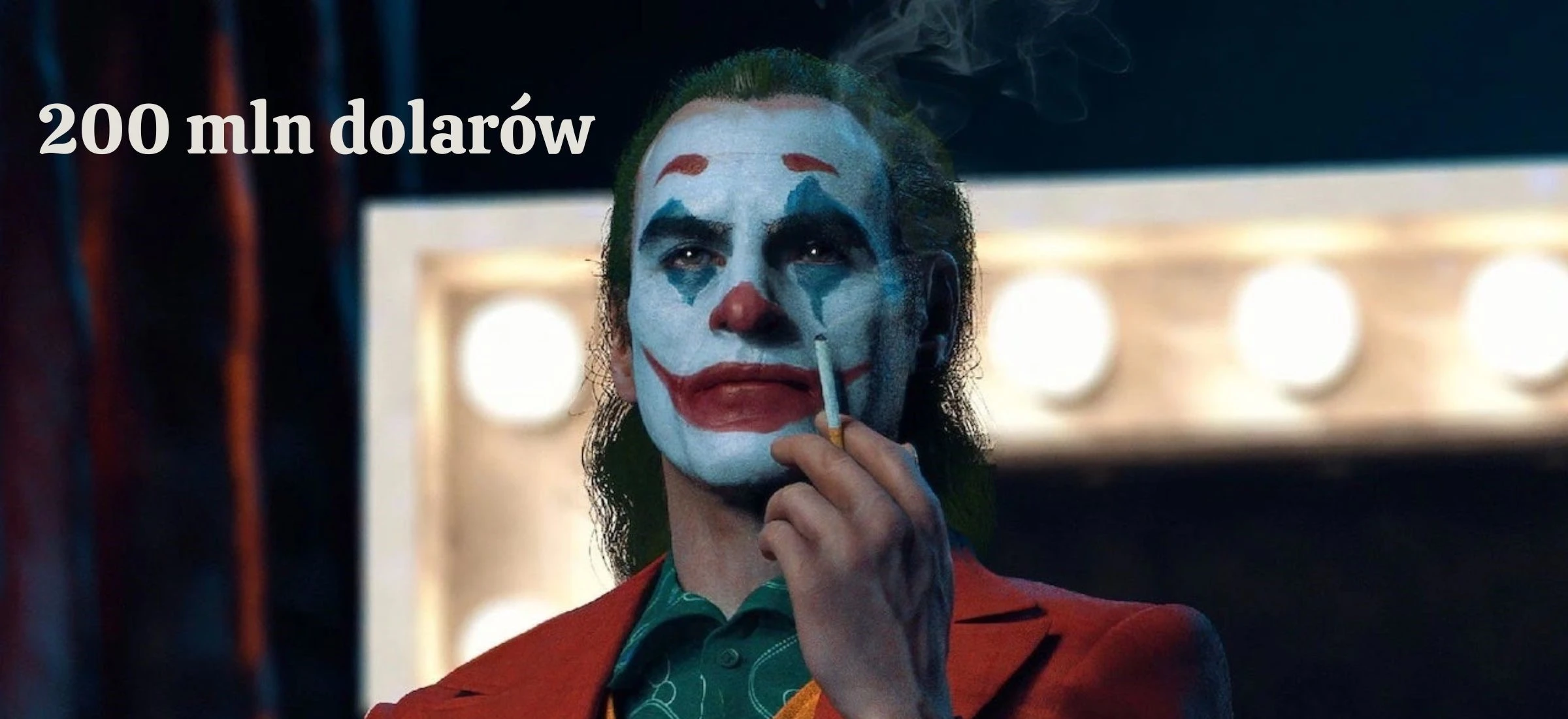 joker 2 droższy od pierwszej części