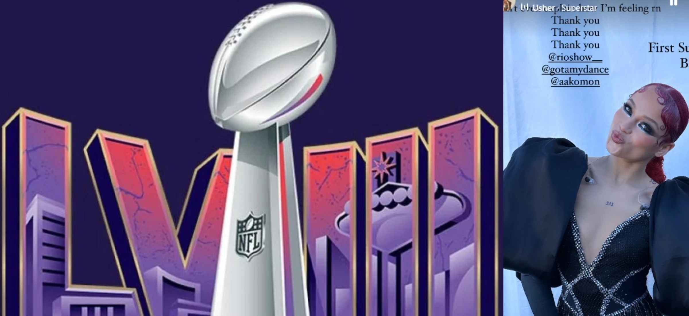 polka z usherem na super bowl