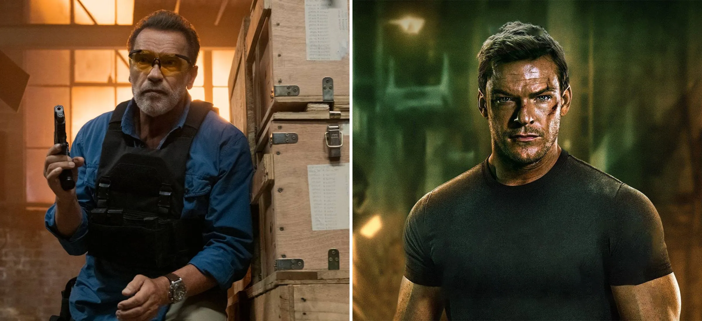 arnold schwarzenegger 2024 reacher alan ritchson film razem świąteczna komedia