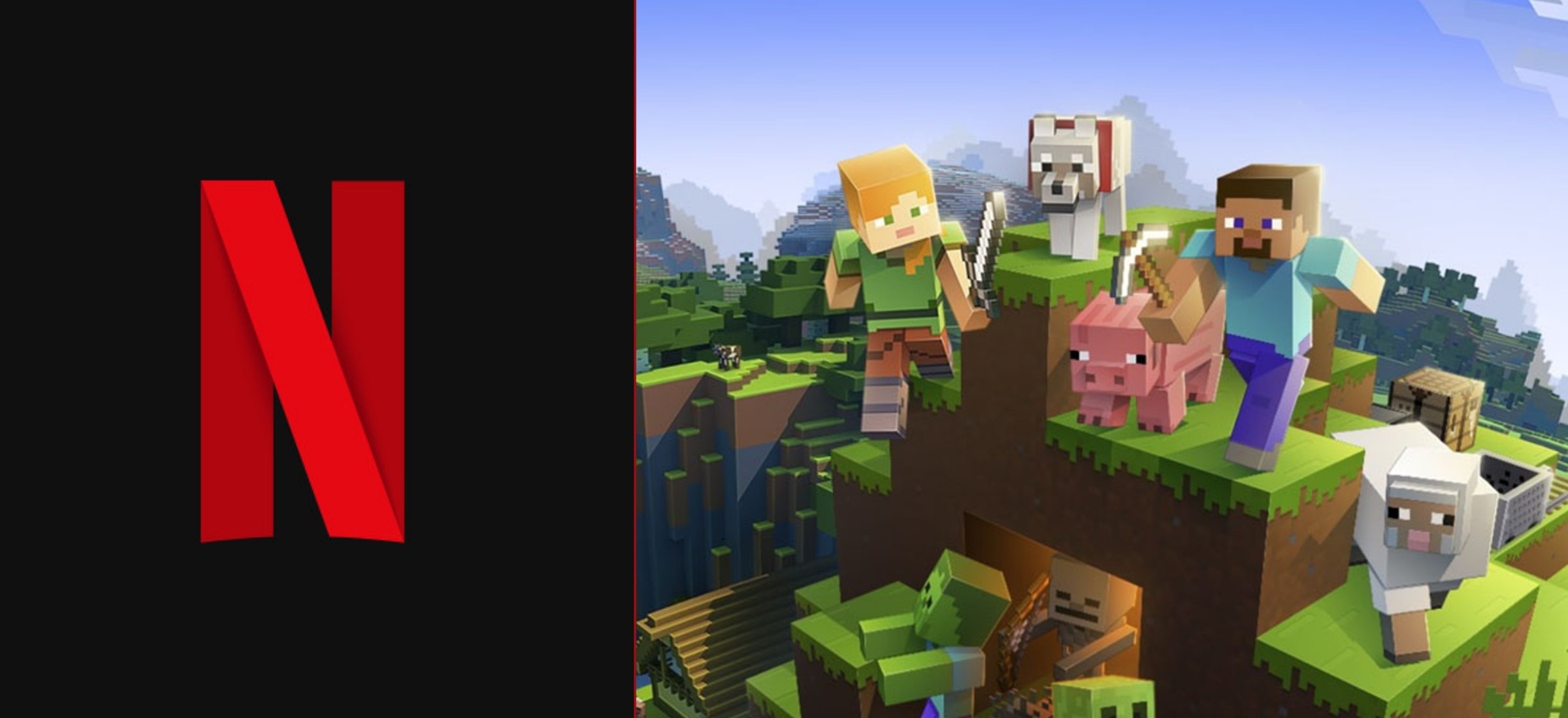 Netflix, serial animowany, Minecraft, gra