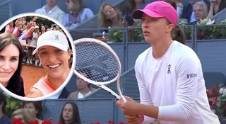 iga swiatek courteney cox tenis