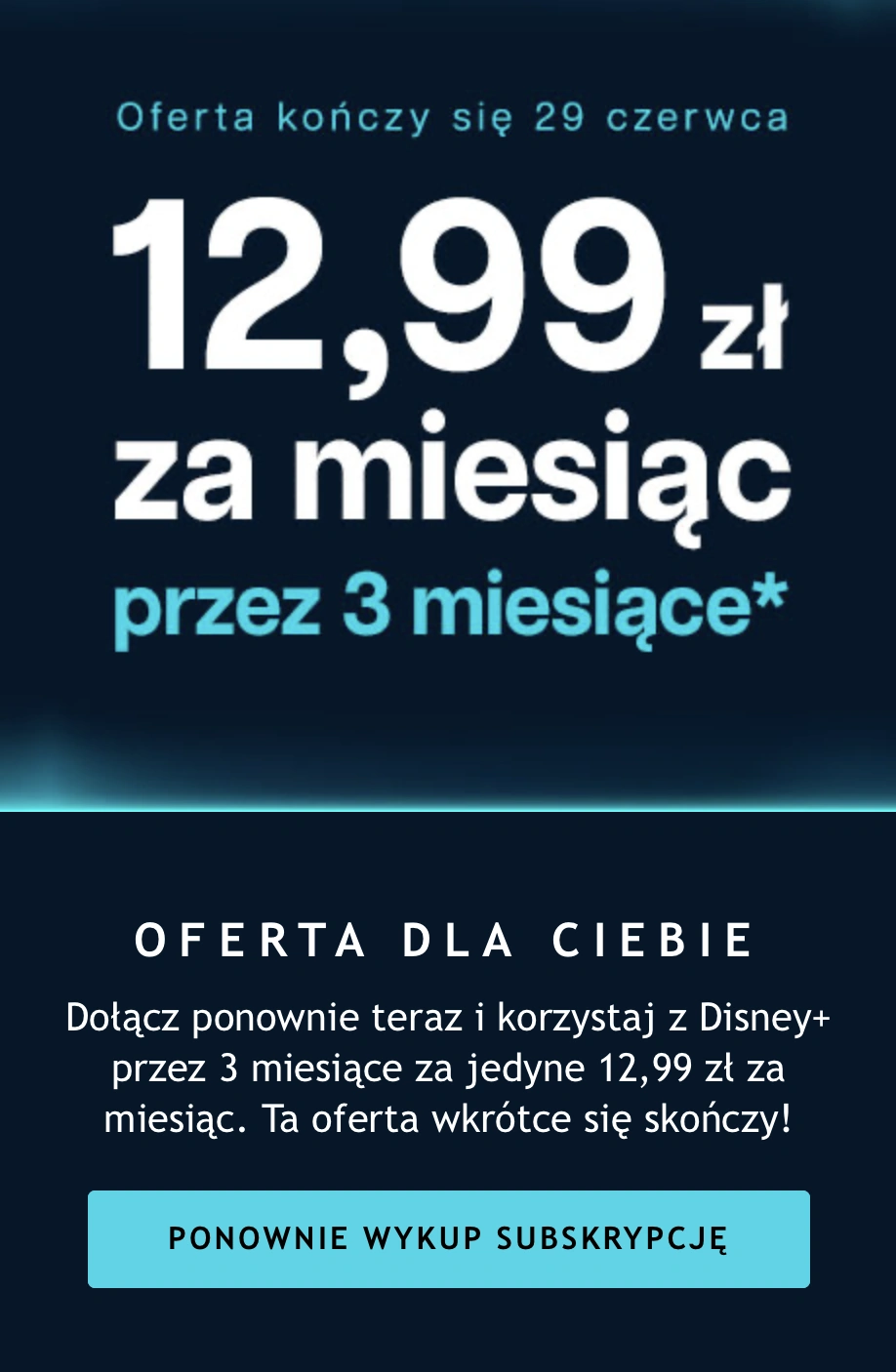 disney plus promocja rezygnacja subskrypcja cena nowości filmy seriale