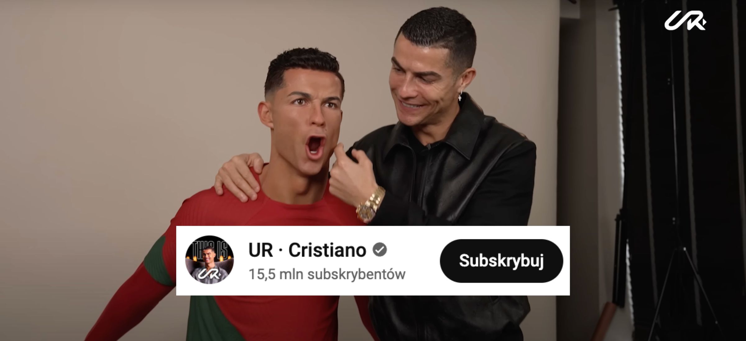 cristiano ronaldo youtube kanal rekord subskrybcje instagram