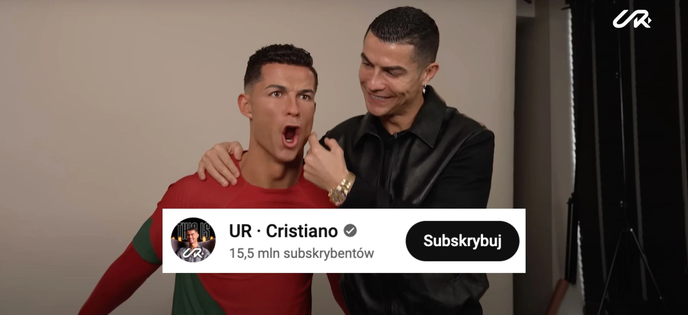 cristiano ronaldo youtube kanal rekord subskrybcje instagram