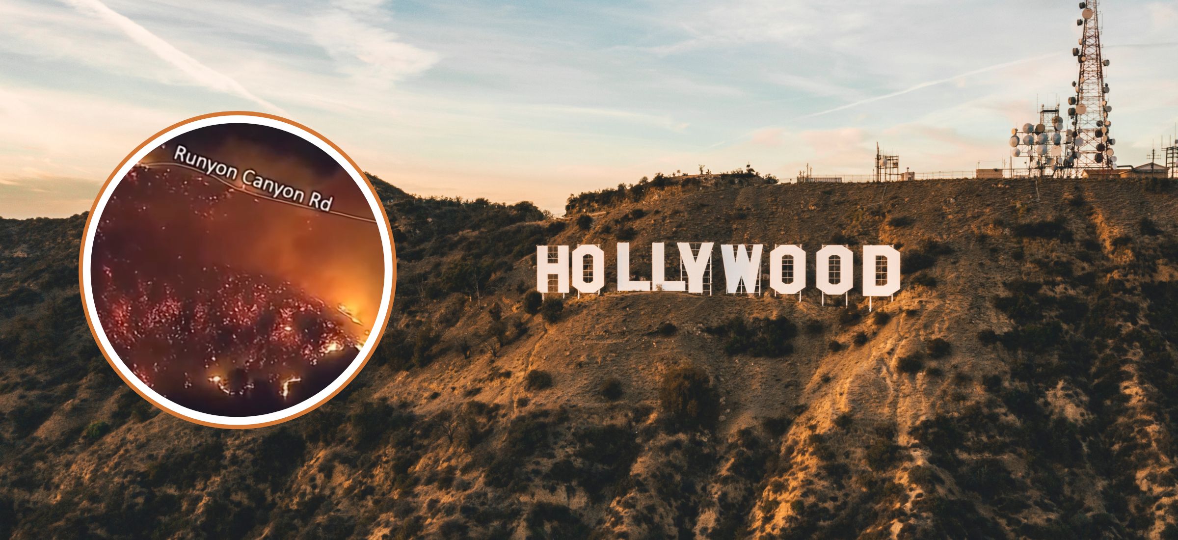 pozar hollywood atrakcje oscary przyczyna