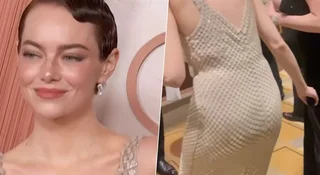 emma stone oscary 2025 sukienka qualley
