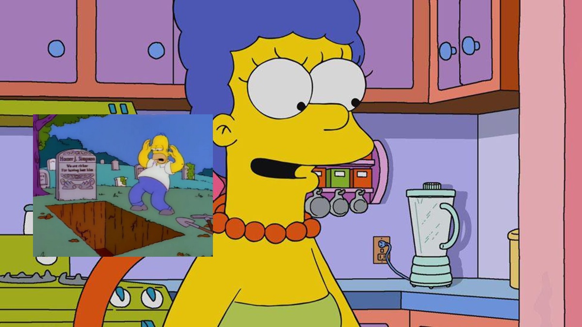 marge simpson śmierć
