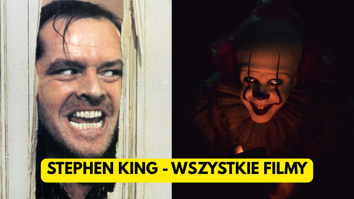 Wszystkie filmy na podstawie książek Stephena Kinga. Jest ich ponad 60