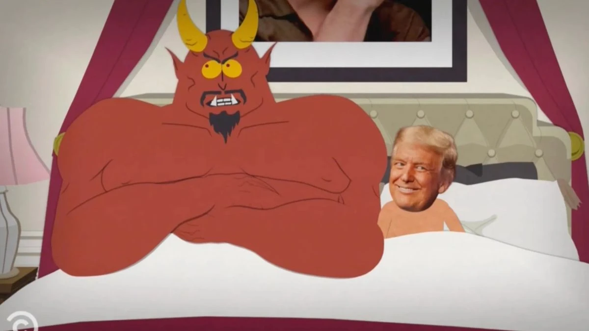 donald trump south park biały dom