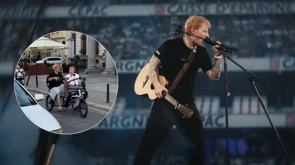 Ed Sheeran jeździł na rowerze po wrocławskim rynku. Brzmi jak żart, ale to może być prawda