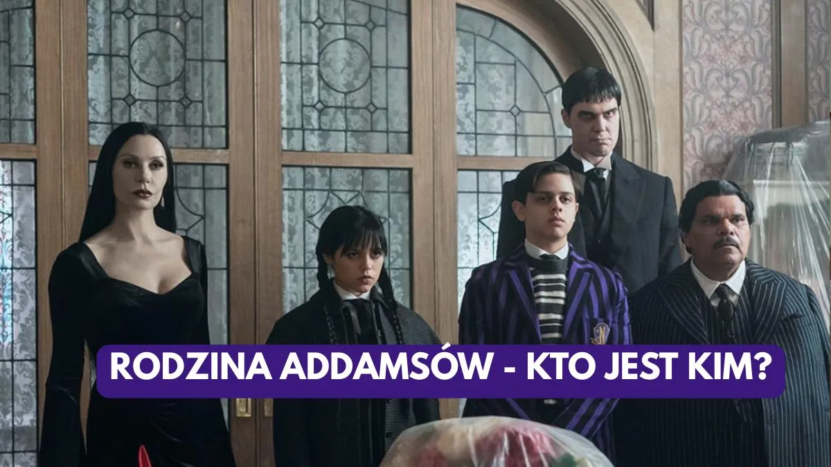 rodzina addamsow postaci wednesday