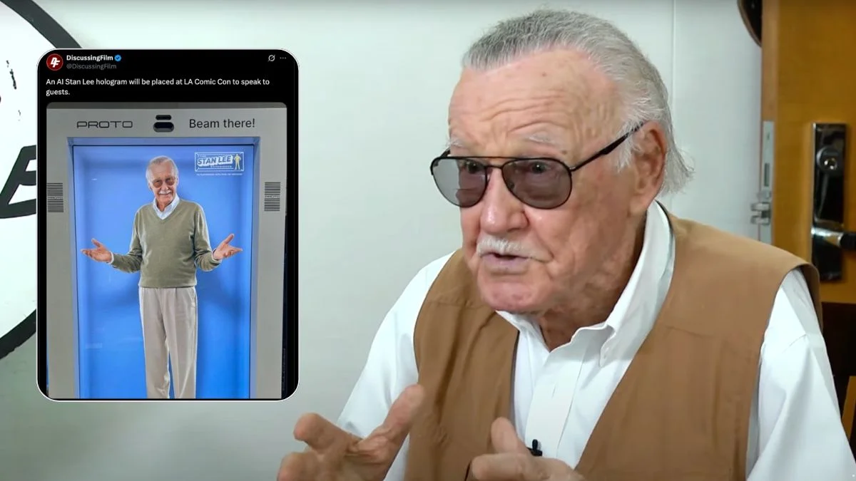 stan lee comic con hologram 2025