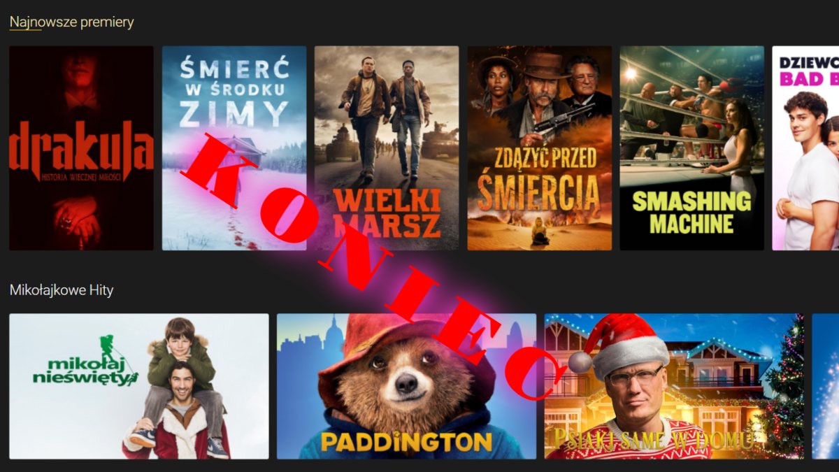 Popularny serwis VOD kończy działalność w Polsce. Miał świetne filmy
