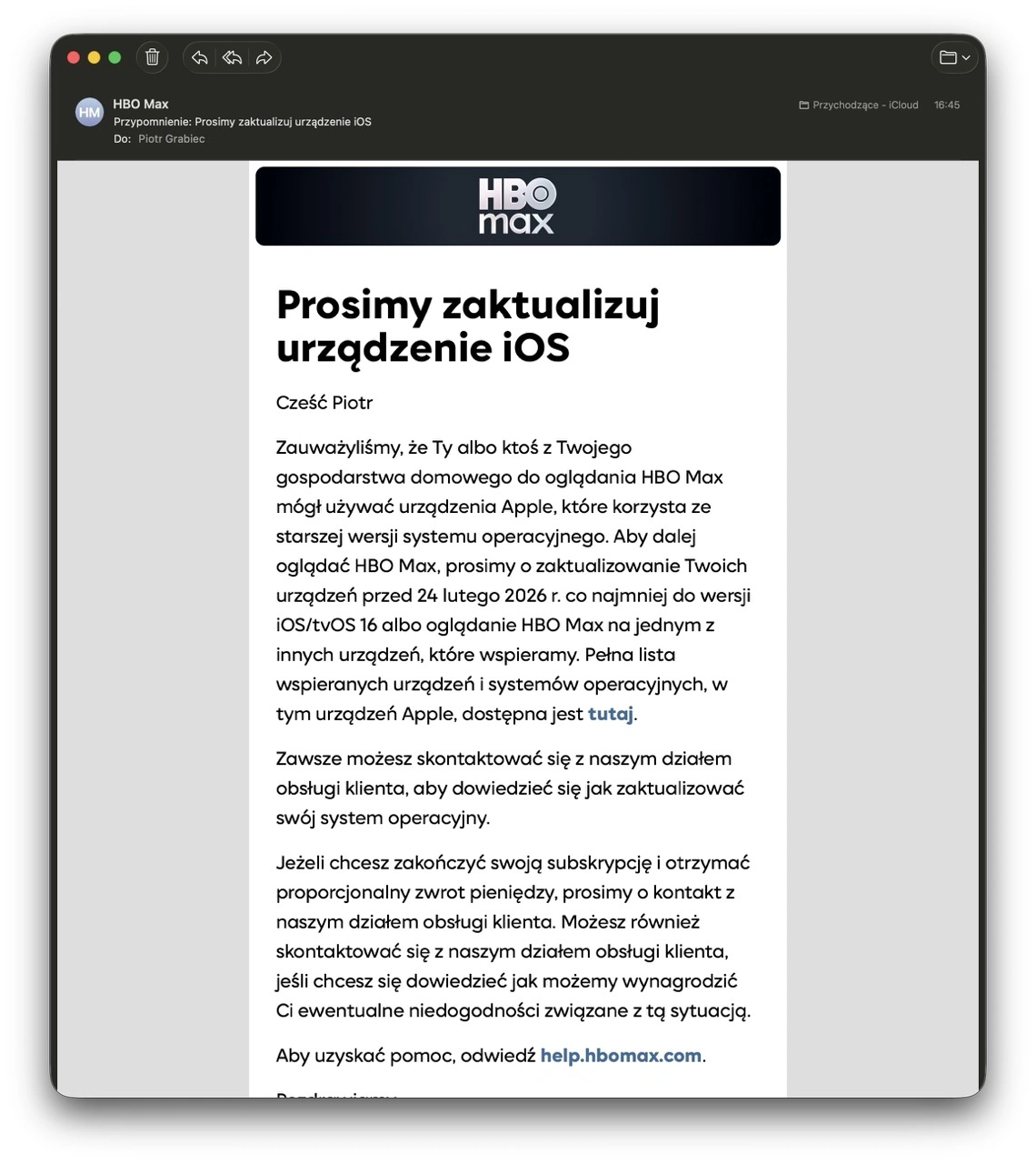 hbo-max-iphone-ipad-nie-dziala-niedostepne-problem-e-mail