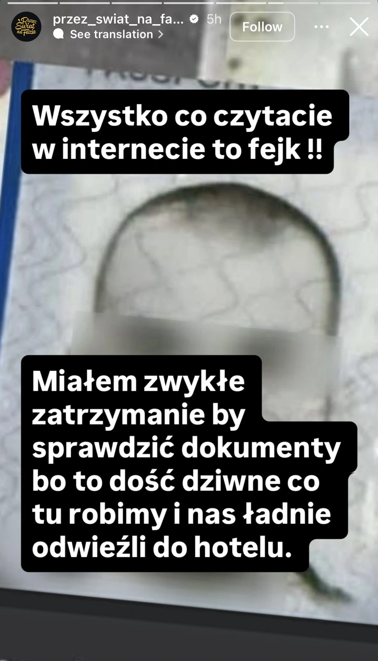 Dawid Fazowski - oświadczenie