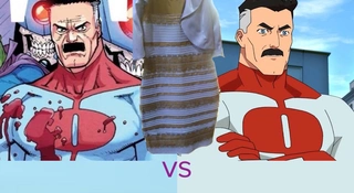 Jaki kolor ma strój Omni-Mana? Nerdy mają swoją niebieską sukienką