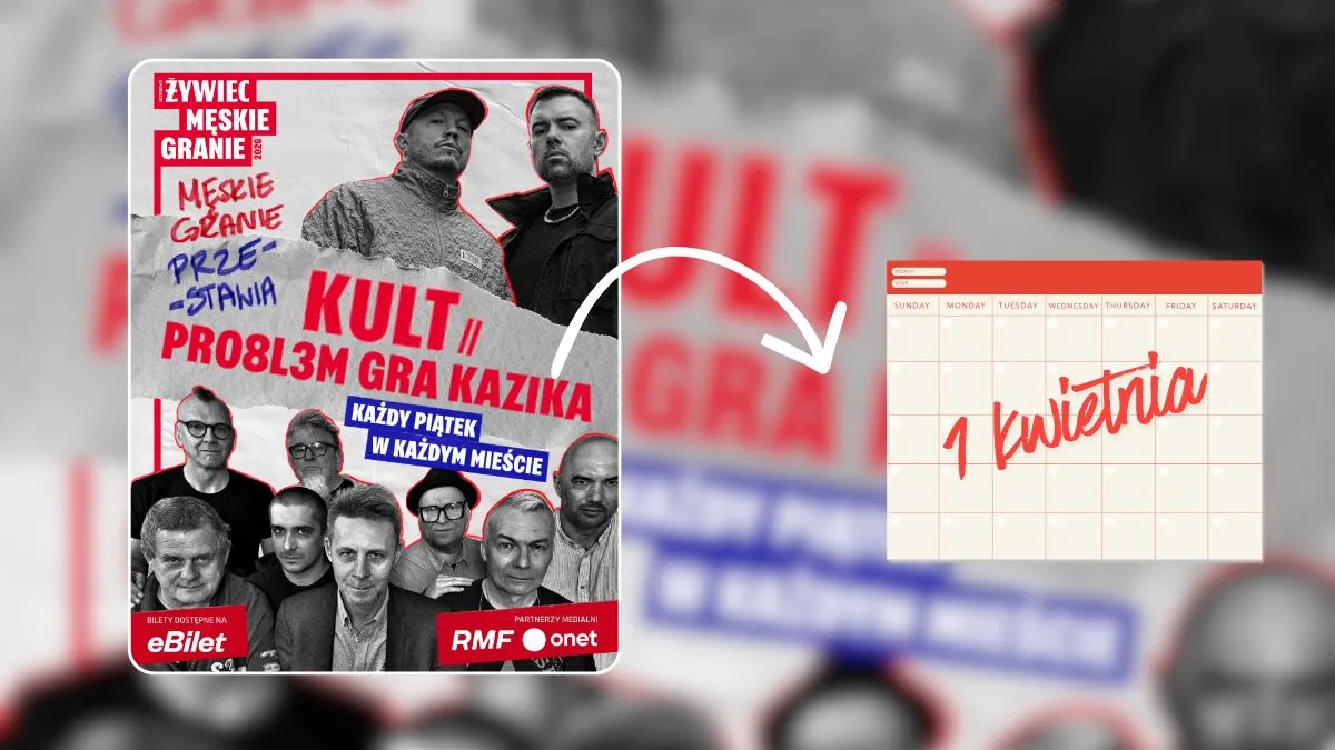 Problem zagra z Kultem Kazika. Musiałam sprawdzić, czy to nie Prima Aprilis