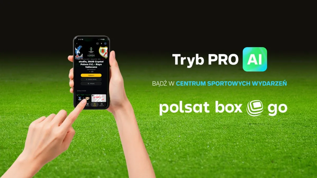 polsat box go tryb ai pro sponsor sport mecz pilka nozna siatkowka