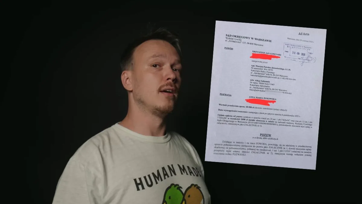 Krzysztof Gonciarz pozwał posłankę Lewicy. "Nakręcanie linczu"
