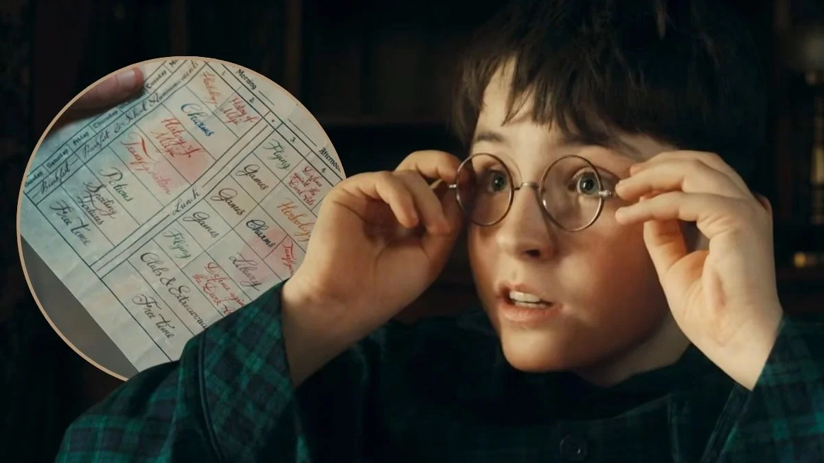 Harry Potter pokazał plan lekcji. Poszłabym do takiej szkoły