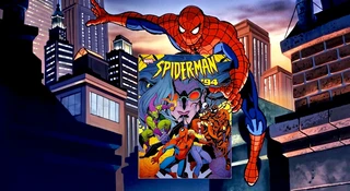 Spider-Man trzyma okładkę komiksu Spider-Man 94 Annual #1