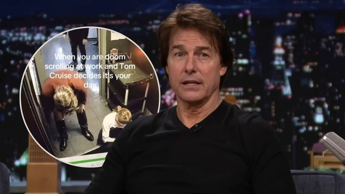 Tom Cruise przyłapał ją na scrollowaniu. Idealny dzień w pracy